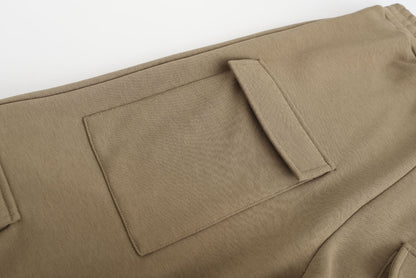 Folded Edge Cargo Sweatpants