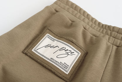 Folded Edge Cargo Sweatpants